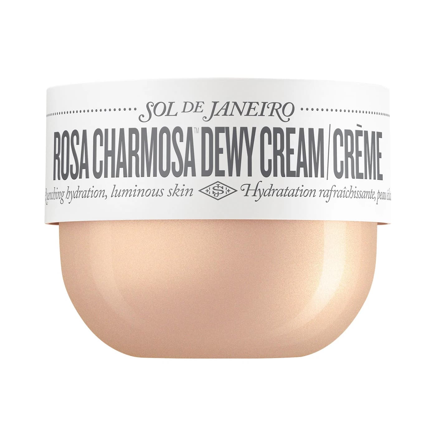 Sol de Janeiro Rosa Charmosa™ Dewy Body Cream with Rosewater + Crystal Peptides