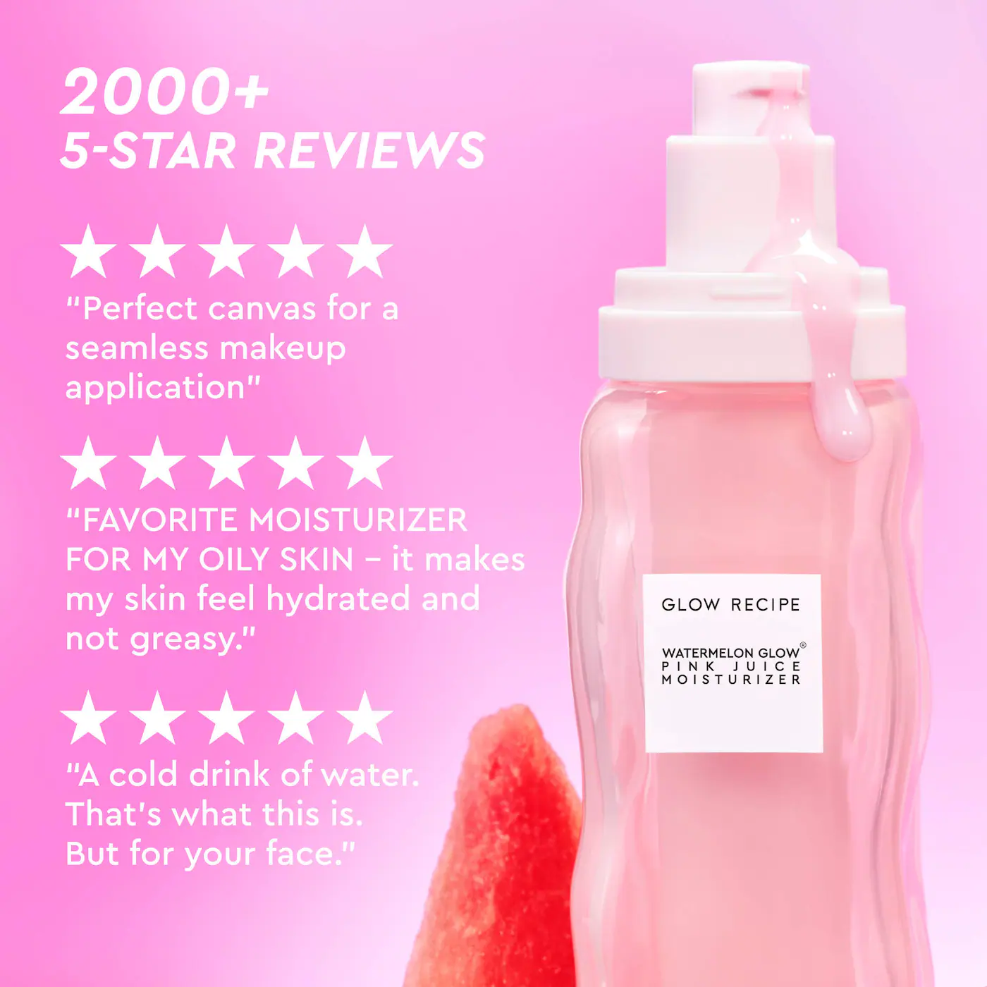 Glow Recipe  Watermelon Pink Juice Oil-Free Refillable Moisturizer 4