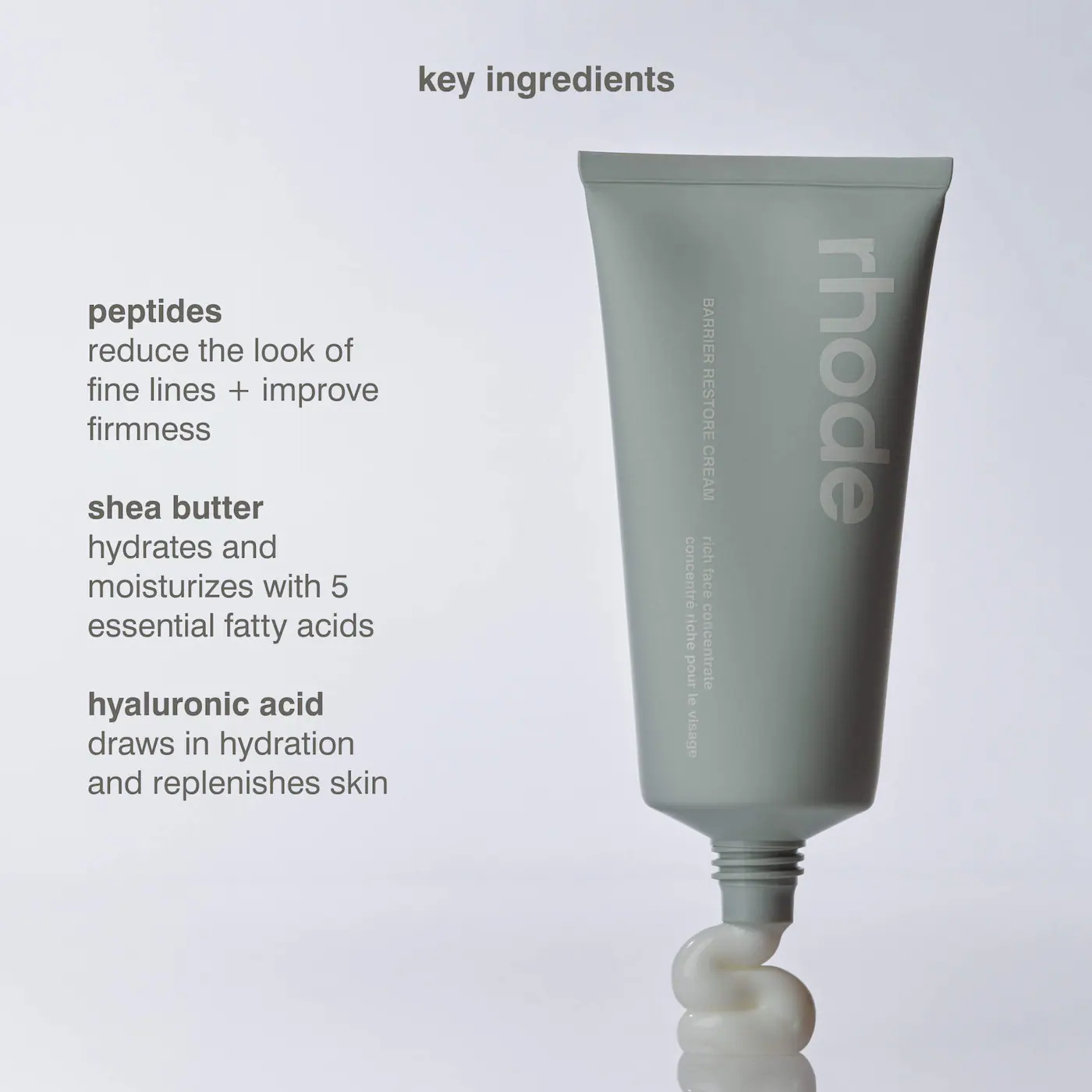 rhode  Barrier Restore Cream Comforting Daily Moisturizer 6