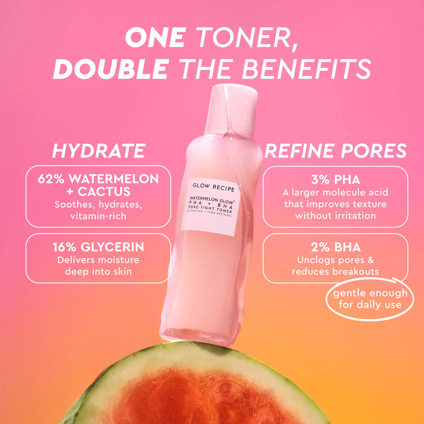 Glow Recipe  Watermelon Glow PHA + BHA Pore-Tight Toner 4