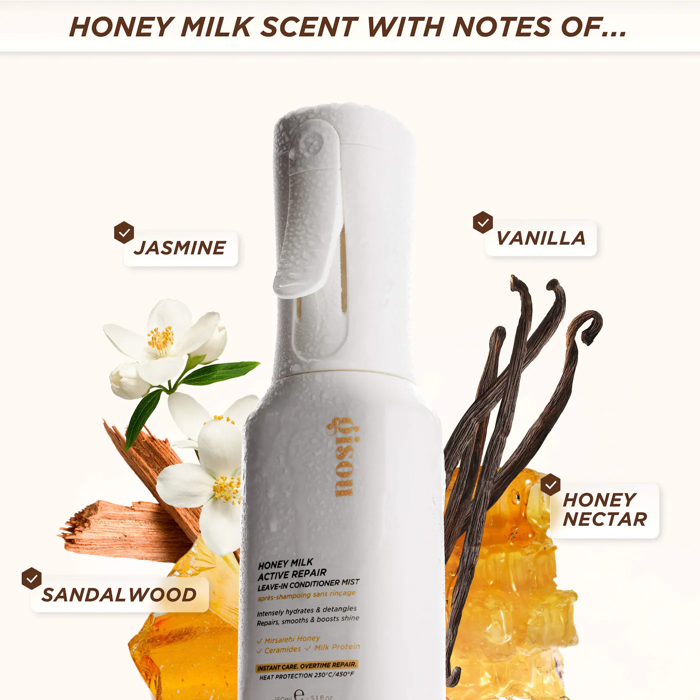 Gisou Honey Milk Active Repair Leave In Conditioner Mist 4