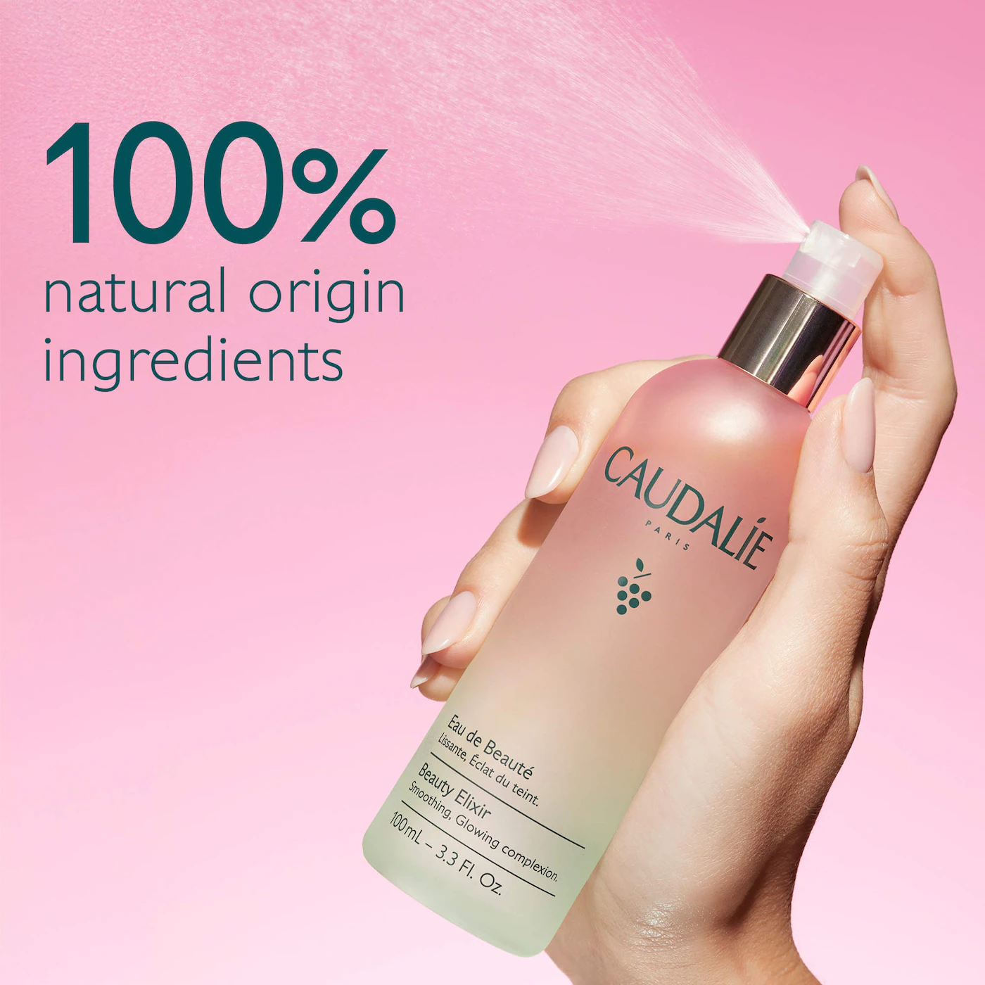 Caudalie  Beauty Elixir Prep, Set Makeup, Glow Face Mist 3