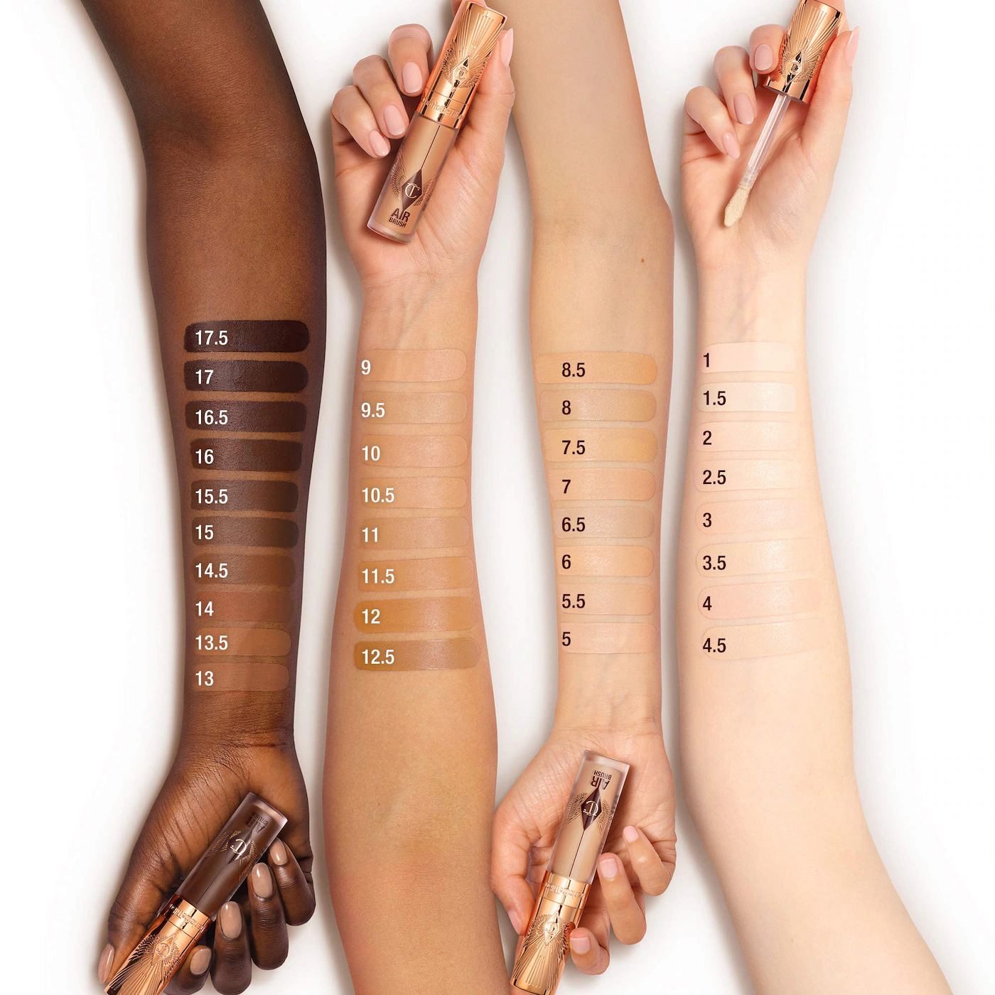 Charlotte Tilbury  Airbrush Flawless Crease-Proof Long-Wear Blur Concealer with Hyaluronic Acid 8