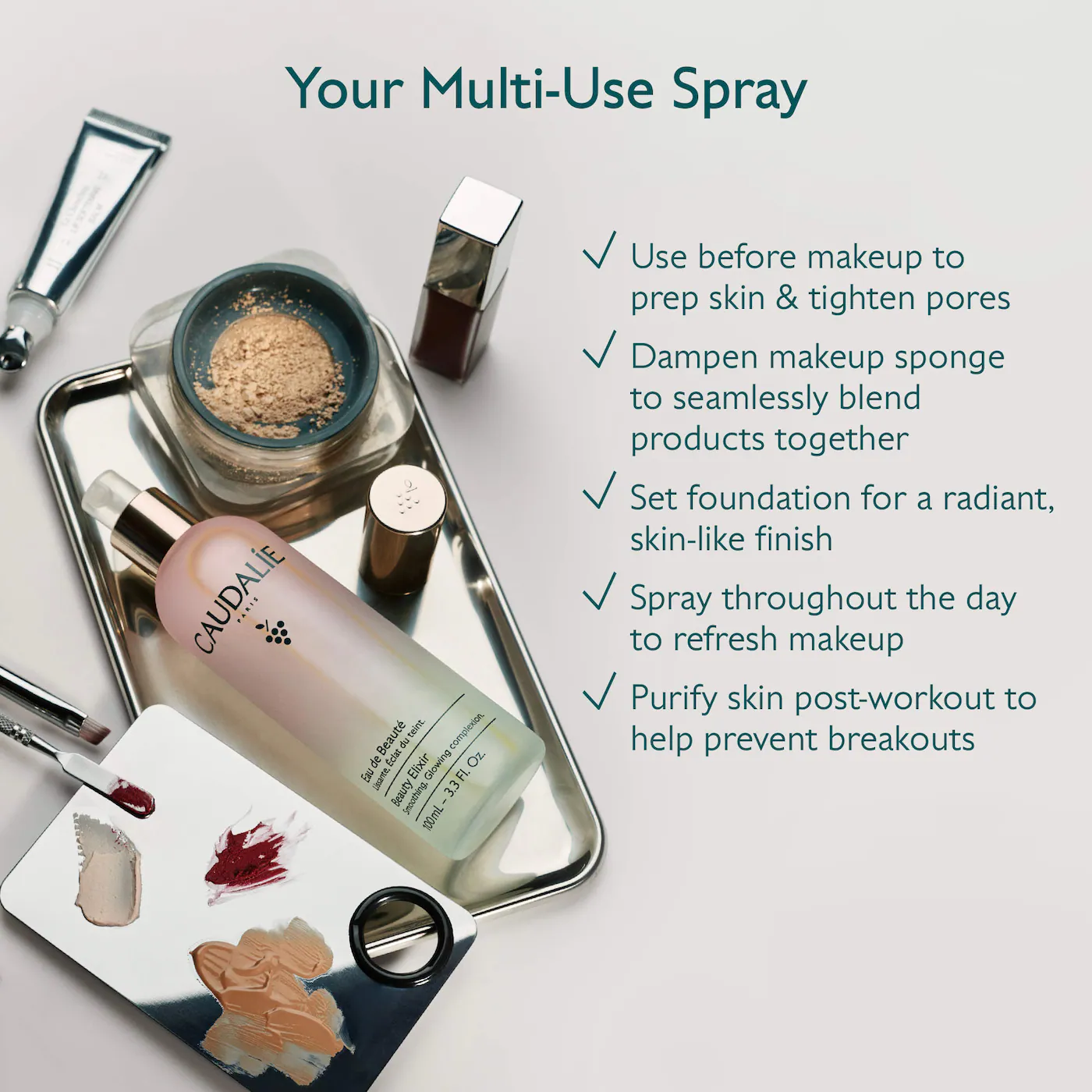 Caudalie  Mini Hydrate & Glow Duo for Soothing & Toning 3