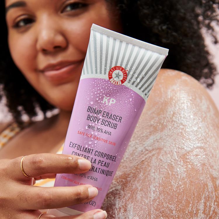 First Aid Beauty  KP Bump Eraser Body Scrub with 10% AHA – Body Exfoliant for Keratosis Pilaris 2